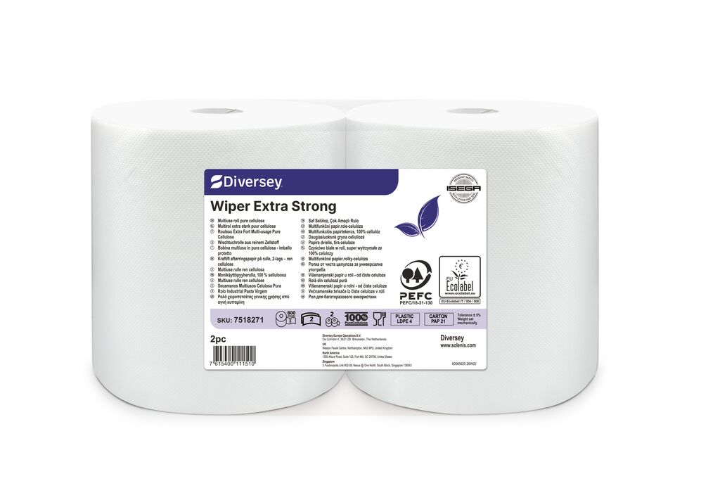 Bobina multiuso 2x1pz - 304 m / Ø 27cm - Bianco /-a - Bobina multiuso in pura cellulosa